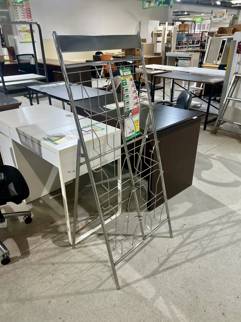 マガジンラック　大理石　メタル　輸入家具　輸入雑貨　送料込み マガジンラック(大)(No:1293485) – 沖縄の家具・家電・健康器具